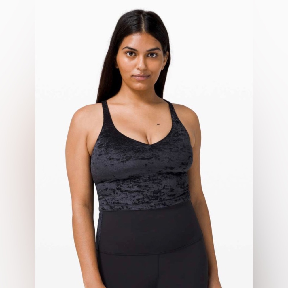 Lululemon Size 4 Special Edition Align Tank Crushed Velvet Black